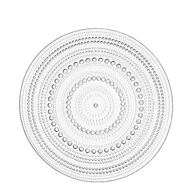 ARDESTO Тарілка Verbena, 24.5см, скло, прозорий