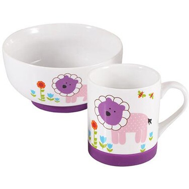 Миска і кружка Fissman 12x5 см 320 мл; 200 мл Левеня (9367)