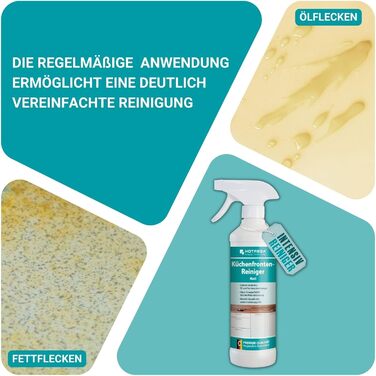 Засіб для чищення матових кухонних поверхонь 500 мл з серветкою з мікрофібри HOTREGA