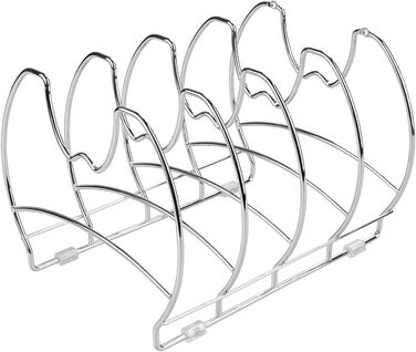 Органайзер для посуду 28 см, 5 полиць, хром iDesign