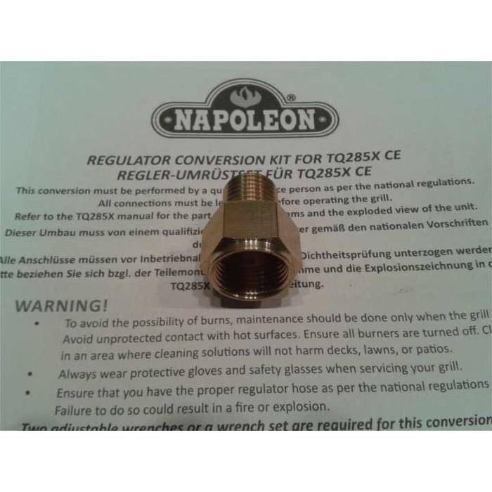 Переходник на стационарный баллон для T285QX Napoleon 66286 Код: 004062