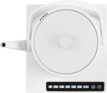 CATLER Електрочайник 0.6л, Strix, заварник, нерж. сталь, підтримка температури, сенс. керув., білий