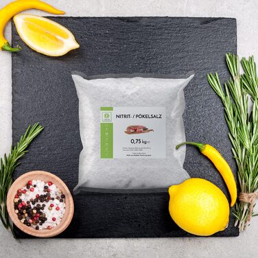 Дрібнозерниста сіль для копчення з нітриту натрію 750 г Fuduu.de
