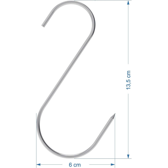 Набір гачків для коптильні з нержавіючої сталі 5 шт 14 см Browin