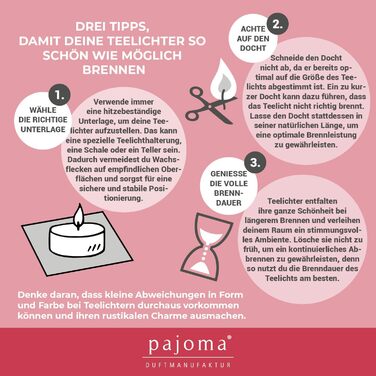 Ароматичні чайні свічки Pajoma 90, 3x30 шт. , ароматичні свічки, багато ароматів на вибір, висота 1,5 см, діаметр 3,5 см (печене яблуко, 30 шт.)