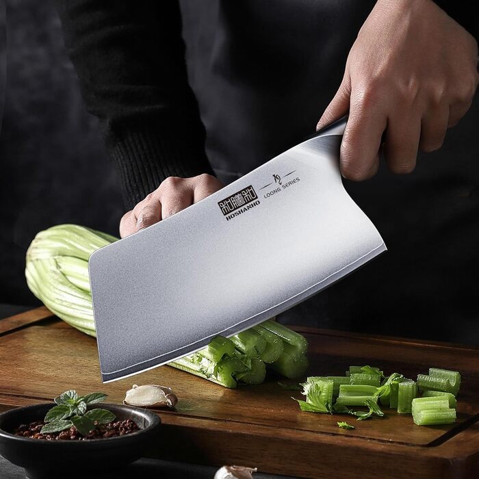 Набір ножів з 16-TLG, японський набір ножів для шеф-кухаря Багатофункціональний набір ножів з нержавіючої сталі AUS-10, надгострий набір кухонних ножів з точилкою (ніж для нарізки 18 см)