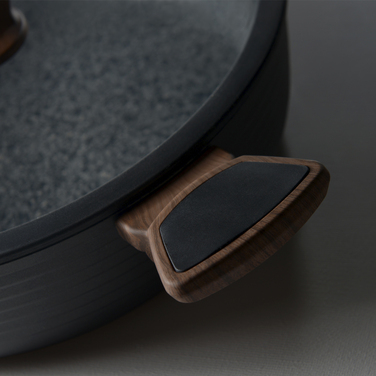 Вок Fissman DIAMOND GREY 3,6 л зі скляною кришкою (14302)