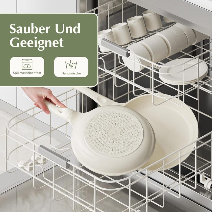 Сковорода с антипригарным покрытием 28 см, бежевый Redchef