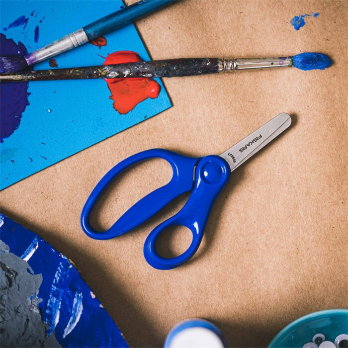 Ножиці дитячі Fiskars 13 см, сині (1064069)