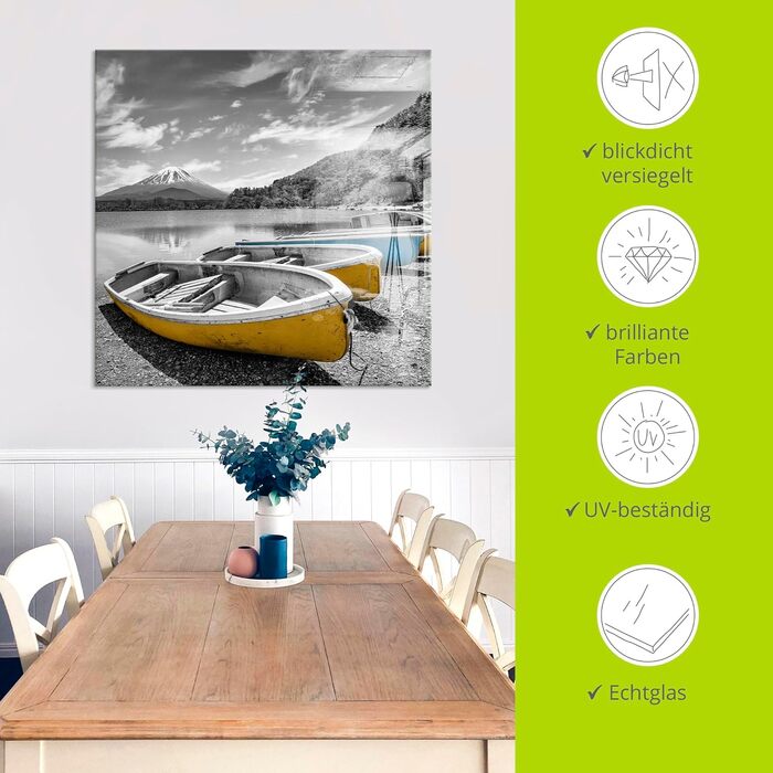 Скляна картина цільна 40 x 40 см ARTLAND