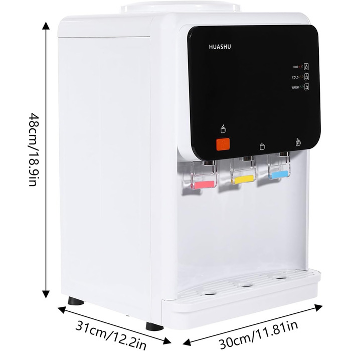 Електричний кулер для гарячої та холодної води 500 Вт білий DHQCQL