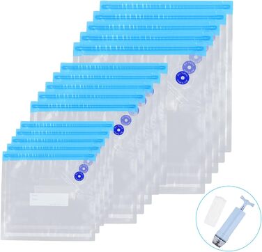 Вакуумні пакети 15 пакетів 21 х 22/26 х 28/ 26 х 34 см YILANJIN