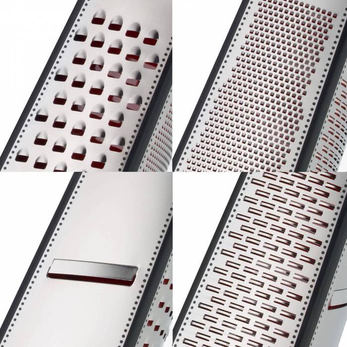 Терка чотиристороння 29,5 см червона Silit