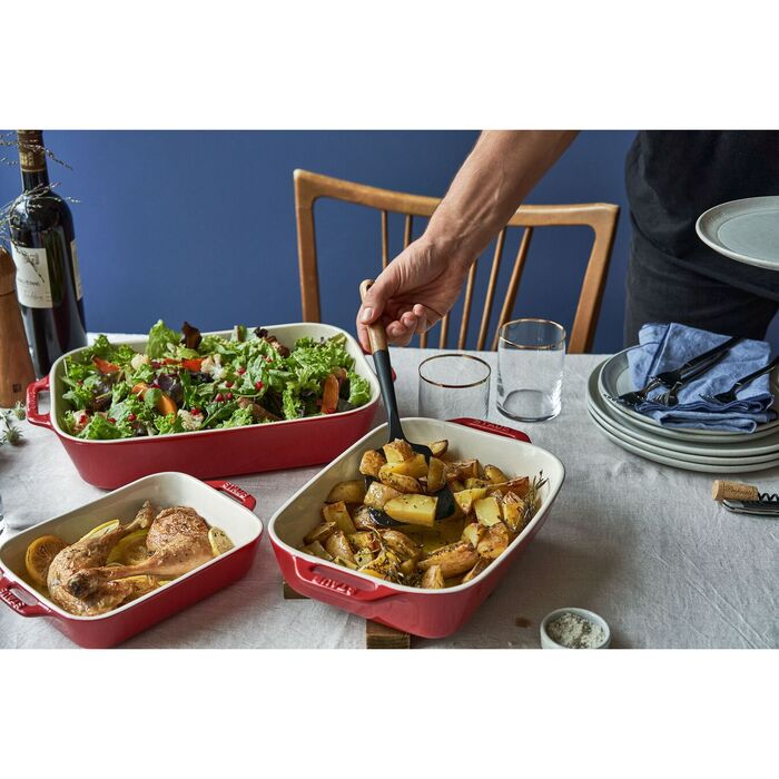 Форма для запікання, 3 предмети вишнево-червона Staub