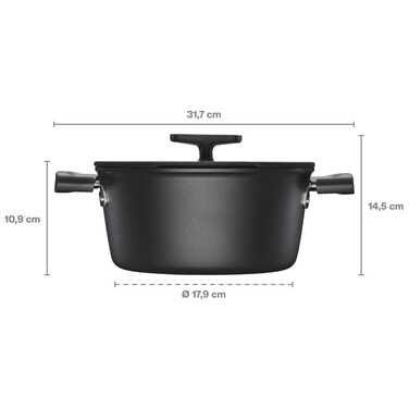 Кастрюля Fiskars Hard Face 3,5 л (1075526)