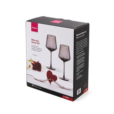 Набор из 2-х бокалов Fissman для белого вина 470 мл стекло (19059)