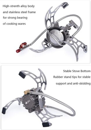 Кемпинговая газовая плита, алюминий BV1007 iBasingo