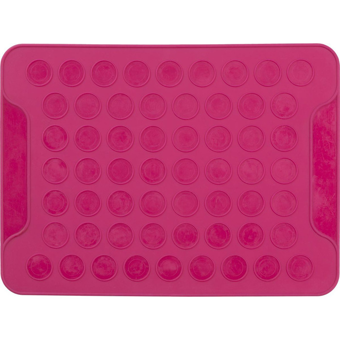 Форма для печива Макаронів двостороння, 37 x 28 х 0,5 см, рожева, RBV Birkmann