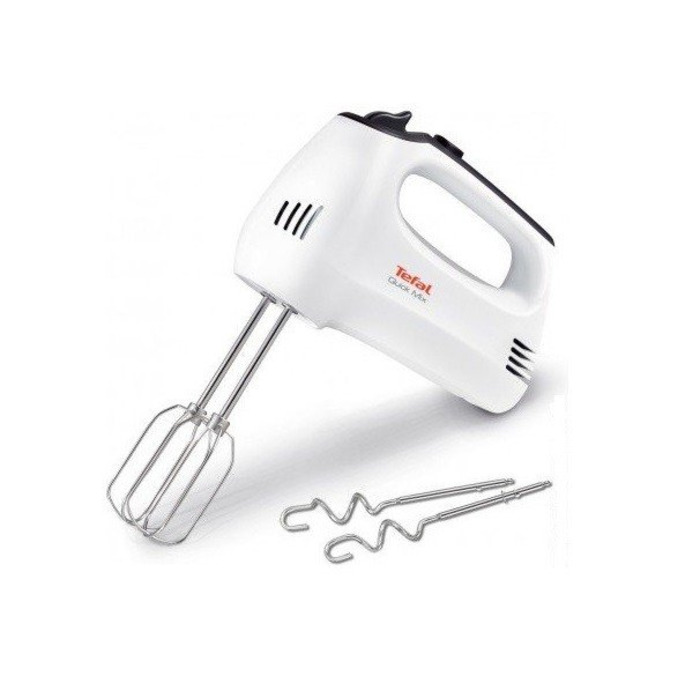 Tefal Міксер ручний Quick Mix 300Вт, насадки-4, турборежим, біло-сірий