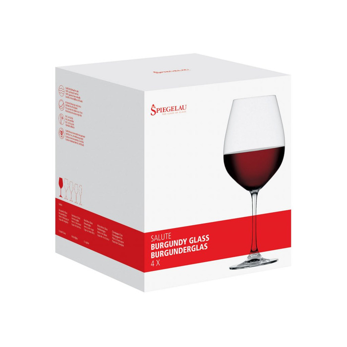 Набір келихів для бургундського вина, 4 предмети Salute Spiegelau
