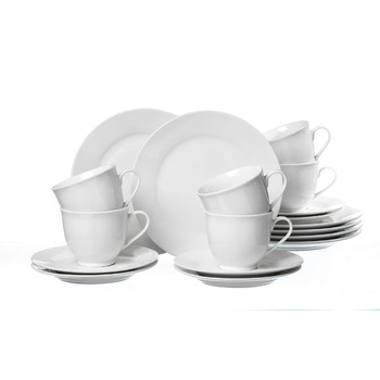 Кавовий сервіз на 6 персони, 18 предметів, білий BIANCO Ritzenhoff & Breker