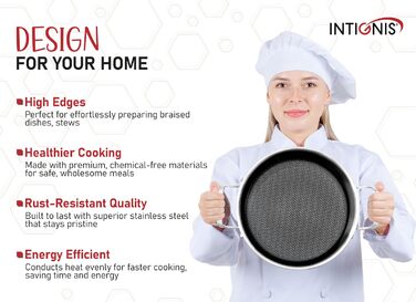 Каструля 5 л з кришкою, 24 см INTIGNIS