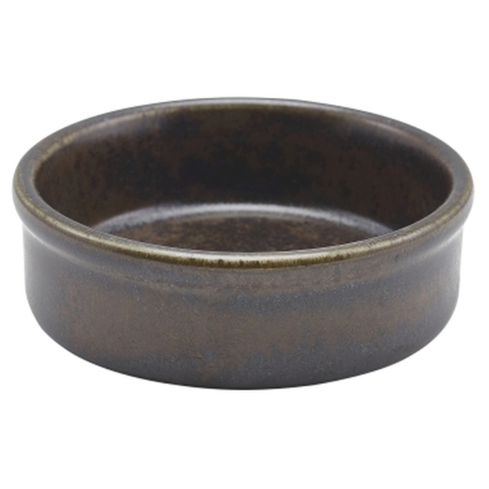 Миска для тапас 170 мл, 10 х h3 см з бортиком, Terra Porcelain Black, GenWare