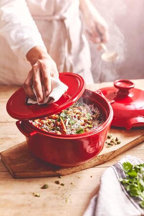 Кокот для рису 2,5 л, бордовий Emile Henry