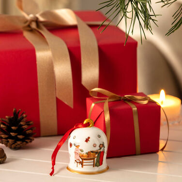 Ялинкова прикраса дзвіночок 6 x 6 x 7 см Annual Christmas Edition 2023 Villeroy & Boch