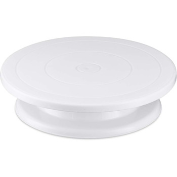 Обертова підставка для торта 28 см біла Comforty