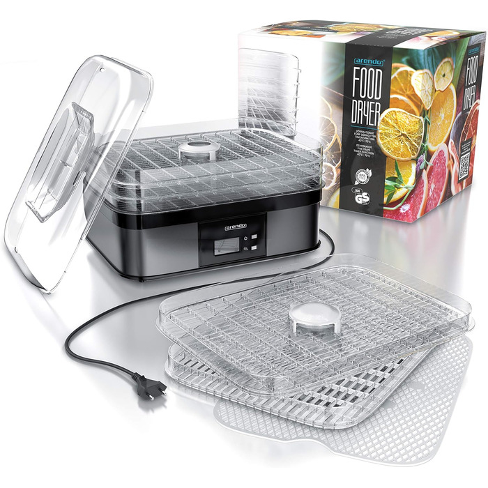 Дегідратор на 5 полиць, 350 Вт Arendo