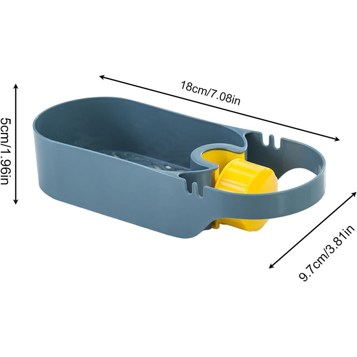 Стійка для зберігання крана для раковини, органайзер для кухонної раковини, кухонний кран, багатофункціональна стійка для крана для раковини, зберігання посуду, кухонне начиння, стійка для зливу для дому, ванної кімнати, щітки для мила (Balu)