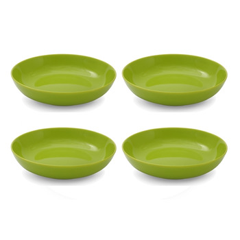 Набір піал для супу 20 см, 4 предмета, лаймовий Happymix Friesland
