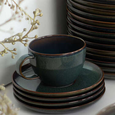 Чашка для кофе 0,25 л, набор 6 предметов, зеленые Crafted Villeroy & Boch