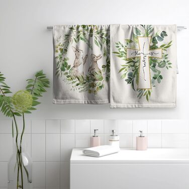 Різдвяні кухонні рушники Kwlegh, рушник для рук, різдвяна ялинка, цукерка-тростина, сніжинка, рушник для пальців, набір з 2 шт. , милий чоловічий банний рушник, високопоглинаючі рушники, 36 x (великодні)