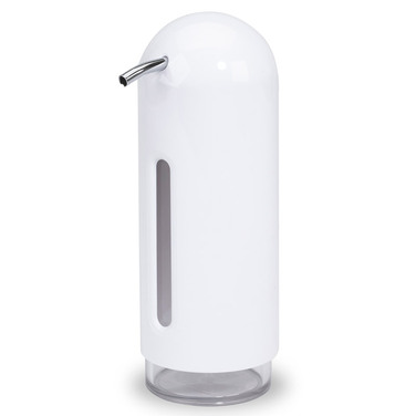 Диспенсер для рідкого мила 7х20х9,5 см білий Penguin Umbra