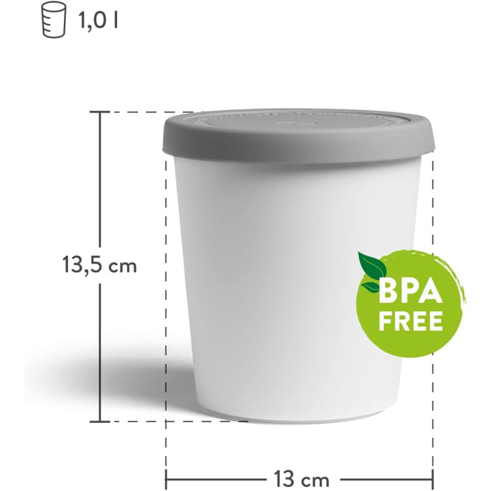 Мороженица и йогуртница 2,0 л. с самоохлаждающимся компрессором 180 Вт Springlane Kitchen