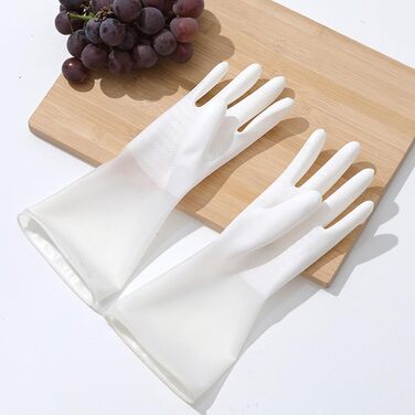 Рукавички для миття посуду 1 пара розмір M Jwthee