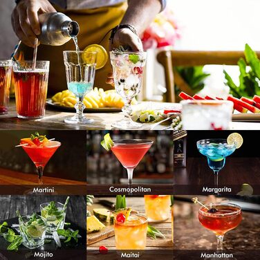 Професійний шейкер для коктейлів з 12 предметів, 750 мл Lychee