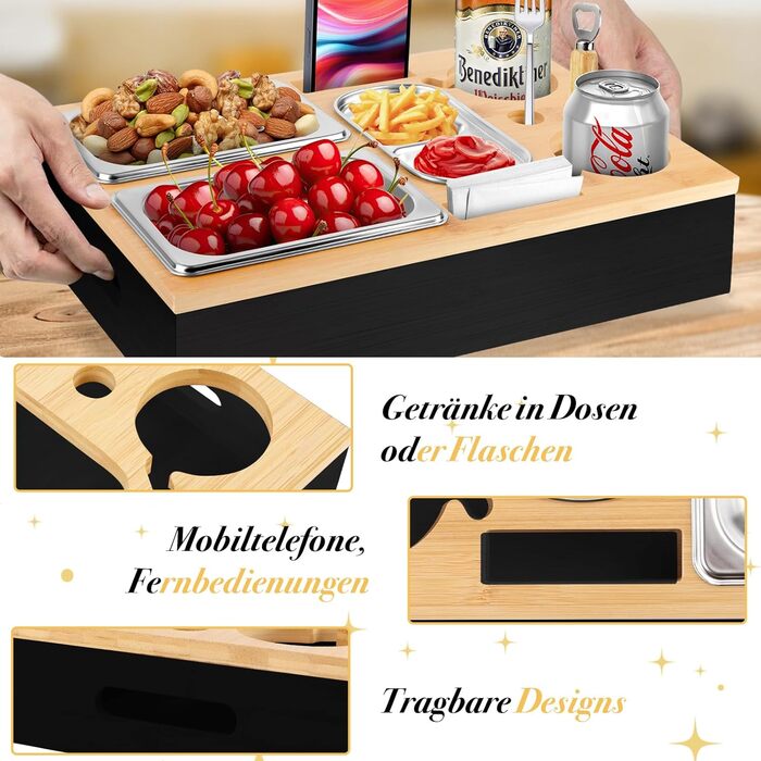 Органайзер для снеків 38 х 25,9 х 8 см Aragallant