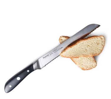 Ніж для хліба Fissman HATTORI 20 см 420J2 сталь (2535)