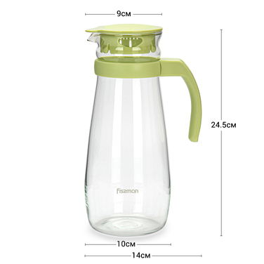 Кувшин для напитков с фильтром Fissman 1300 мл (6452)