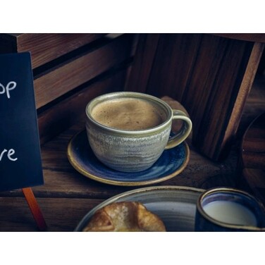 Блюдце 14.5 см, Terra Porcelain Aqua Blue, GenWare