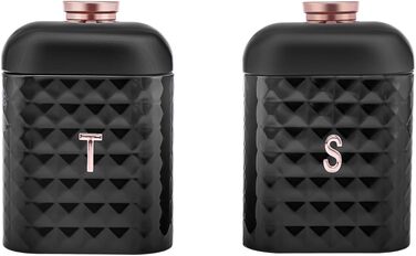 Контейнер для хранения 3 шт. черный KARACA