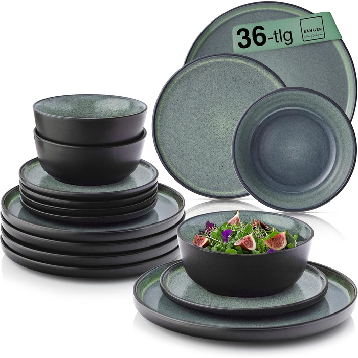 Кам&39яні миски для пасти 6 предметів, набір мисок для пасти на 6 осіб, набір мисок можна мити в посудомийній машині та використовувати в мікрохвильовій печі, велика багатофункціональна миска темно-сірого кольору 750 мл VALUE COLLECTION (Мальме, набір пос