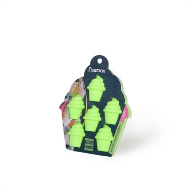 Форма для льоду і шоколаду Fissman 6 осередків Маффінів 15x11,5 см (6693)