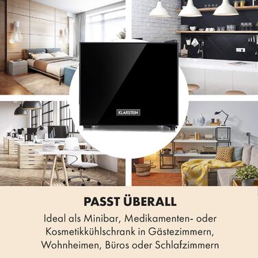 Міні-холодильник 10 л чорний Klarstein