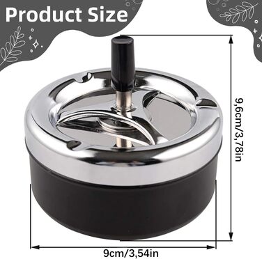 Обертова попільничка для сигарет Liekadijiae