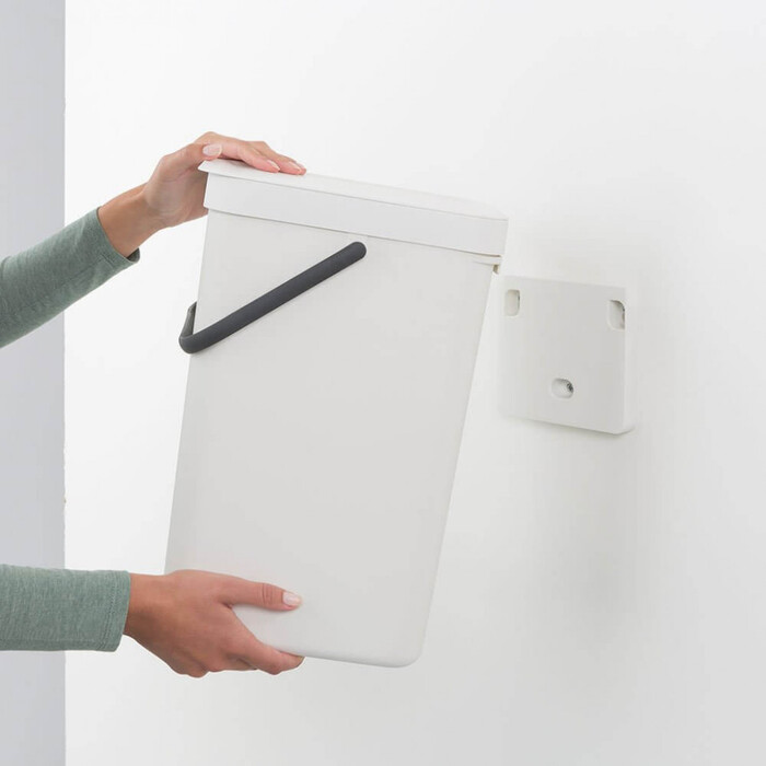 Відро для сміття 16 л біле Sort Go Brabantia