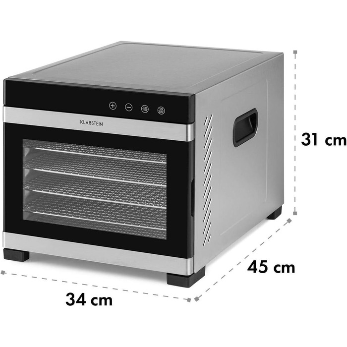 Дегідратор на 6 полиць, 650 Вт Flavour Dry Klarstein